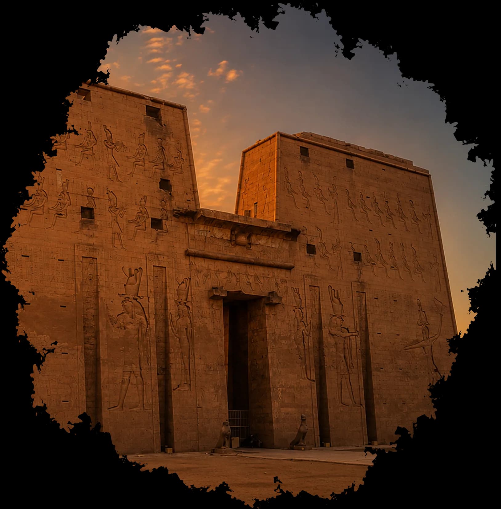 Edfu — Temple Of Horus, Edfu, Between Luxor & Aswan