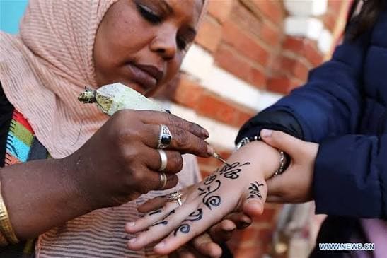 Henna With Nubian Women, Aswan