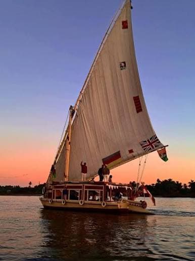 Felucca On The Nile, Aswan